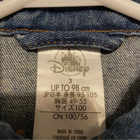 Disney Store Toy Story Jean Jacket Size 3 - Picture 7 of 7